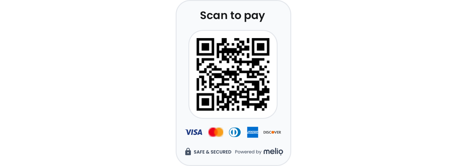 Scan to pay Ready Rooms securely through Melio